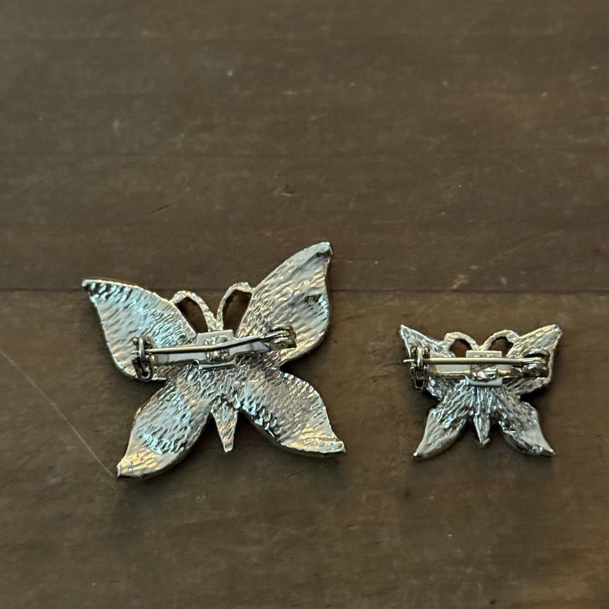 Vintage Vintage gold tone black butterfly brooch set Size ONE SIZE - 6 Thumbnail