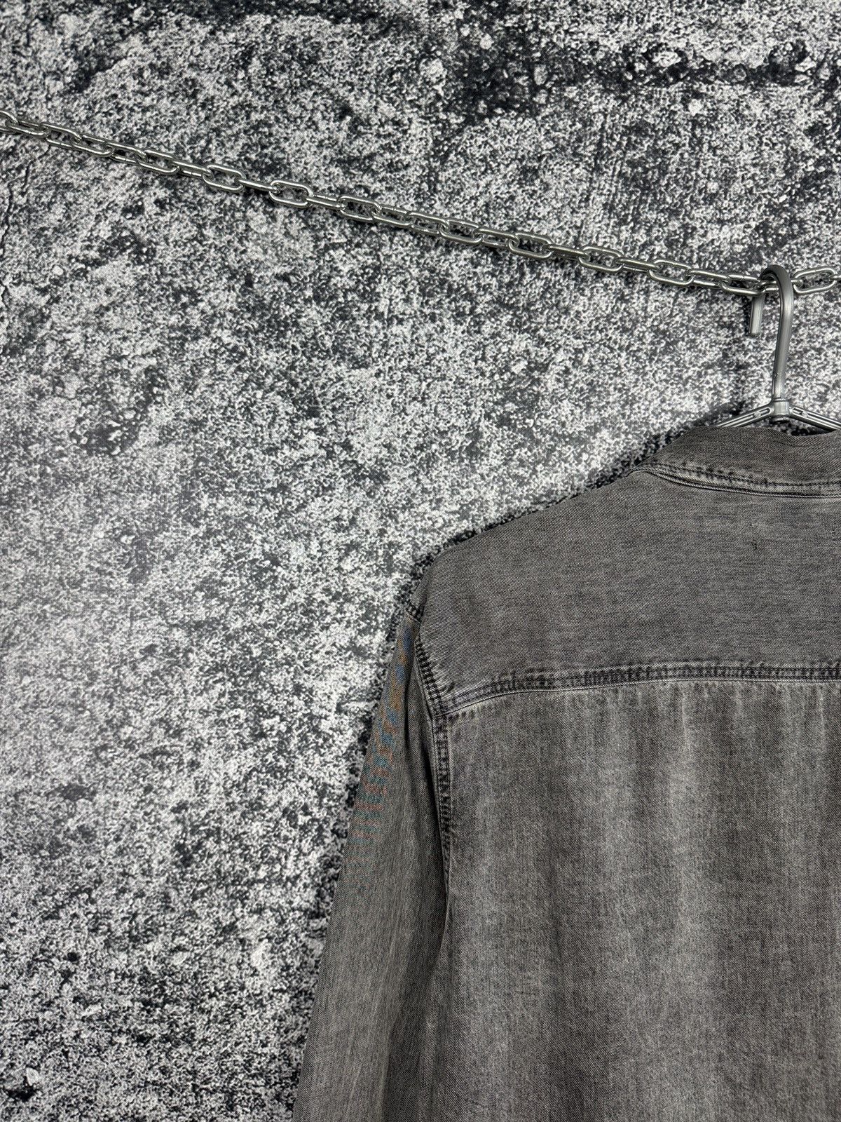 Allsaints Allsaints Burlington Long Sleeve Denim Shirt Snap Button Size US L / EU 52-54 / 3 - 12 Thumbnail