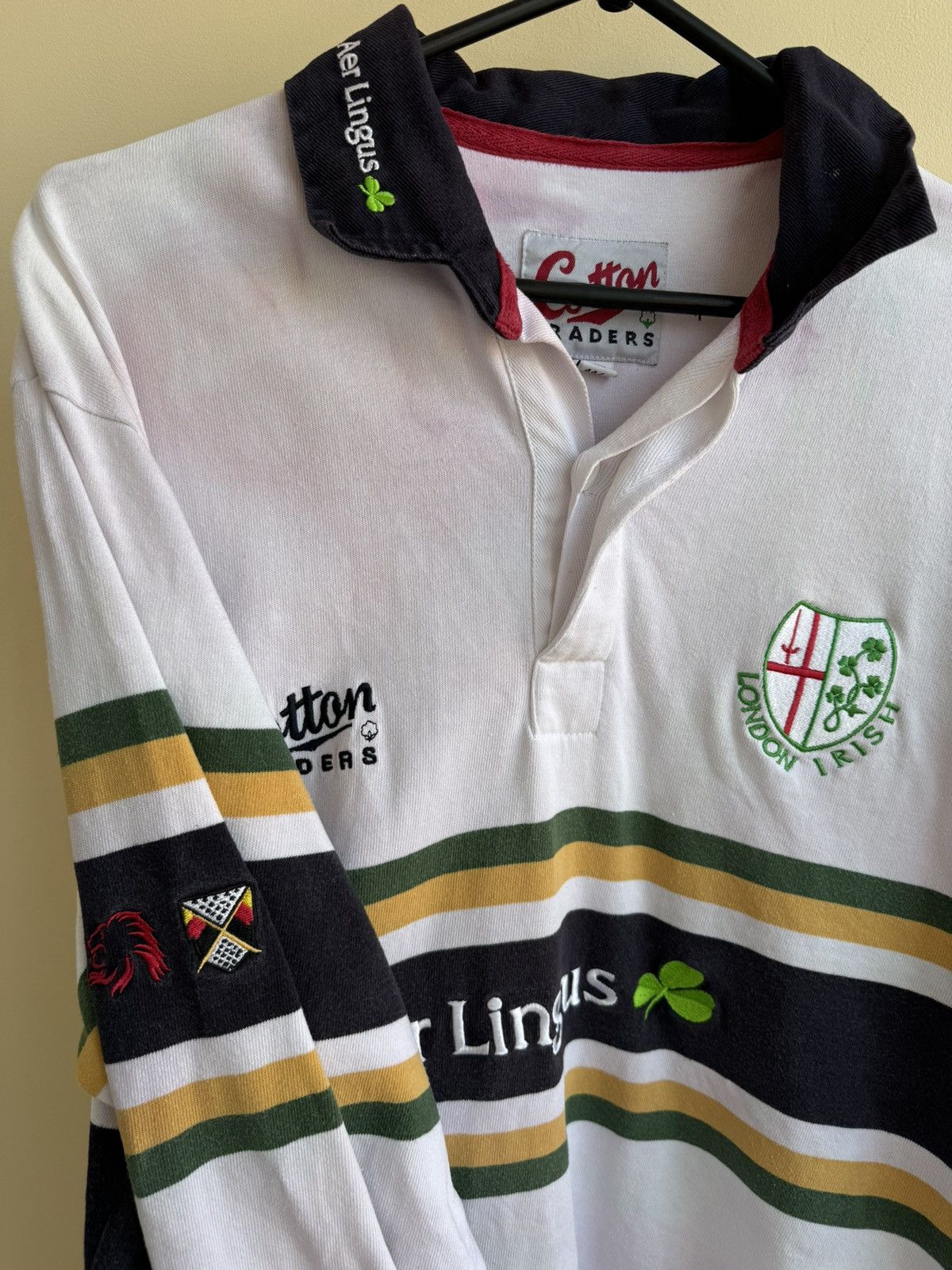 Vintage Vintage London Irish 1999 - 2000 Rugby Shirt Jersey Size L Size US L / EU 52-54 / 3 - 4 Thumbnail