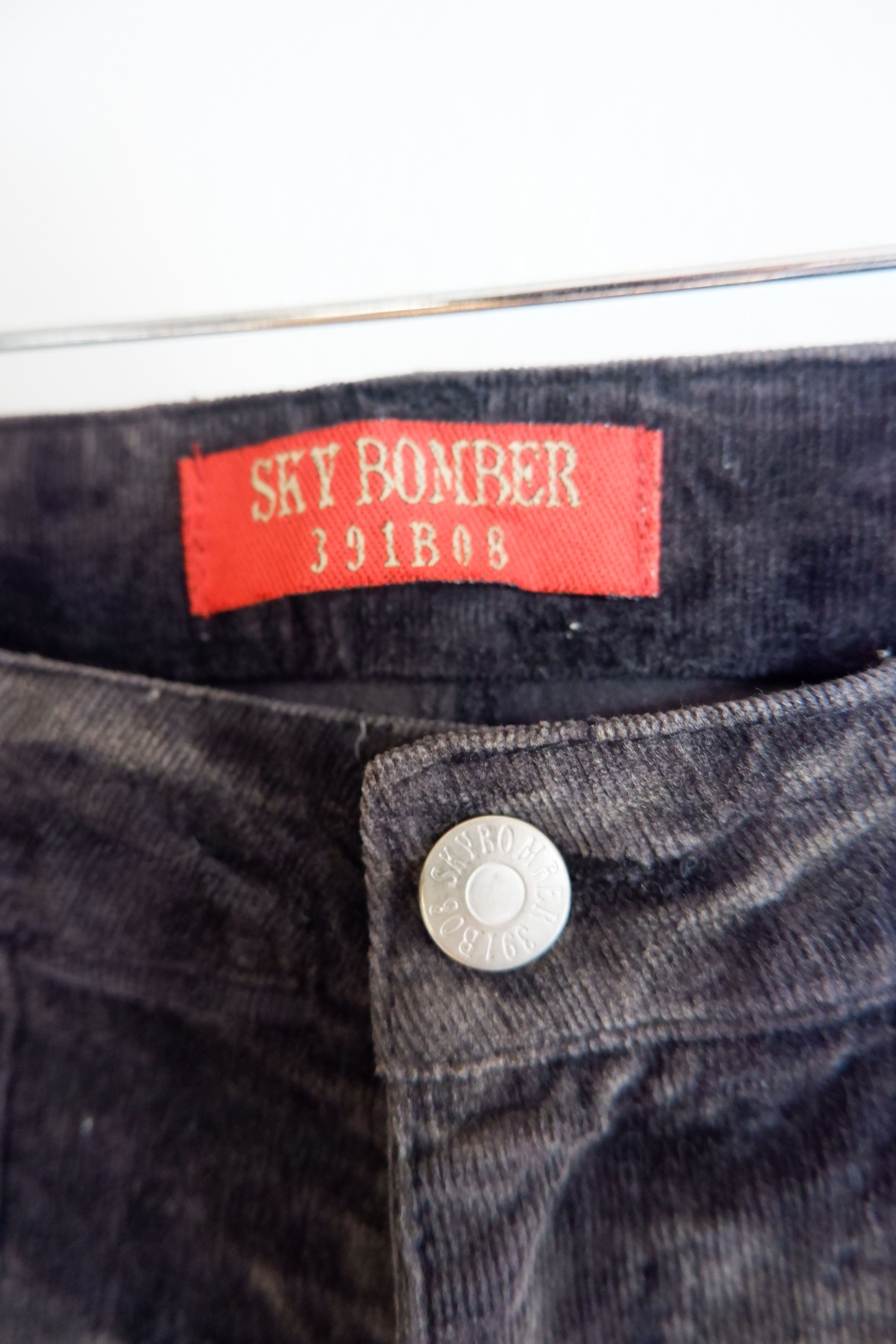 Vintage Sky Bomber Flared Corduroy Pants