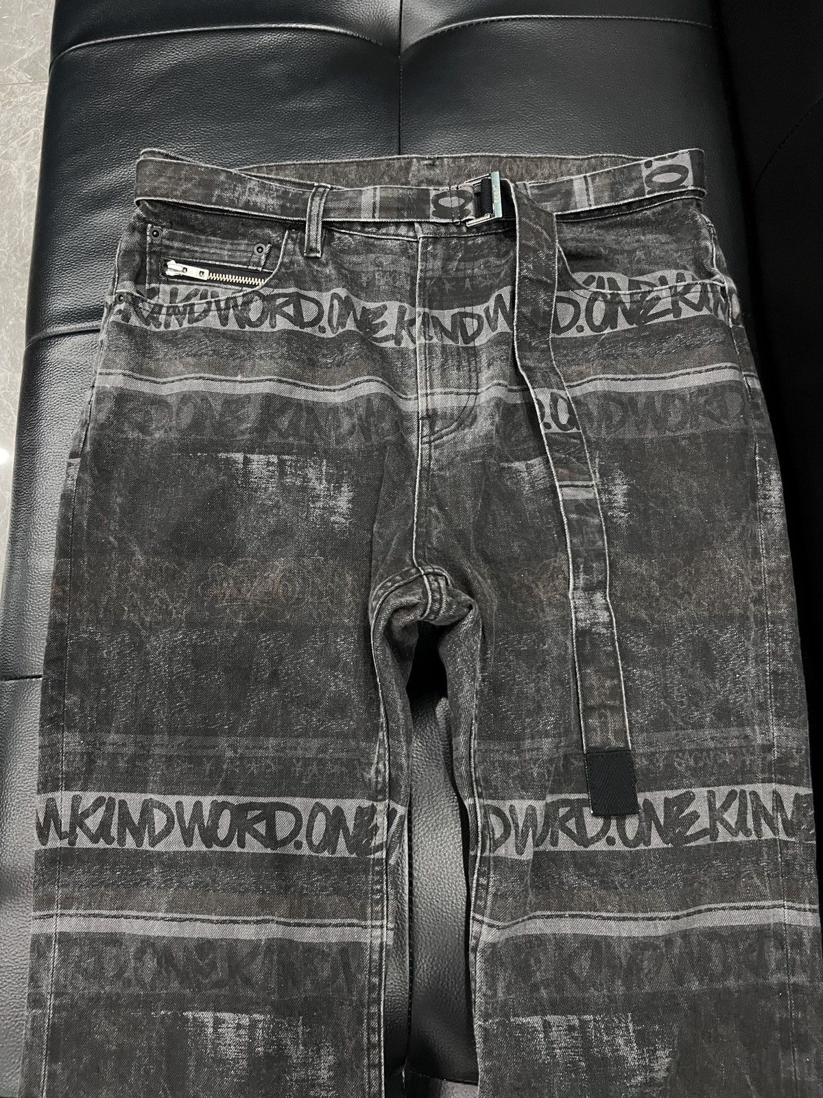 Sacai Sacai by Eric Haze SS23 Graffiti Print Jeans Size US 32 / EU 48 - 3 Thumbnail