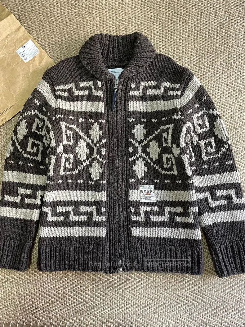 Wtaps WTAPS COWICHAN WOOL SWEATER 13AW. Size US S / EU 44-46 / 1 - 2 Thumbnail