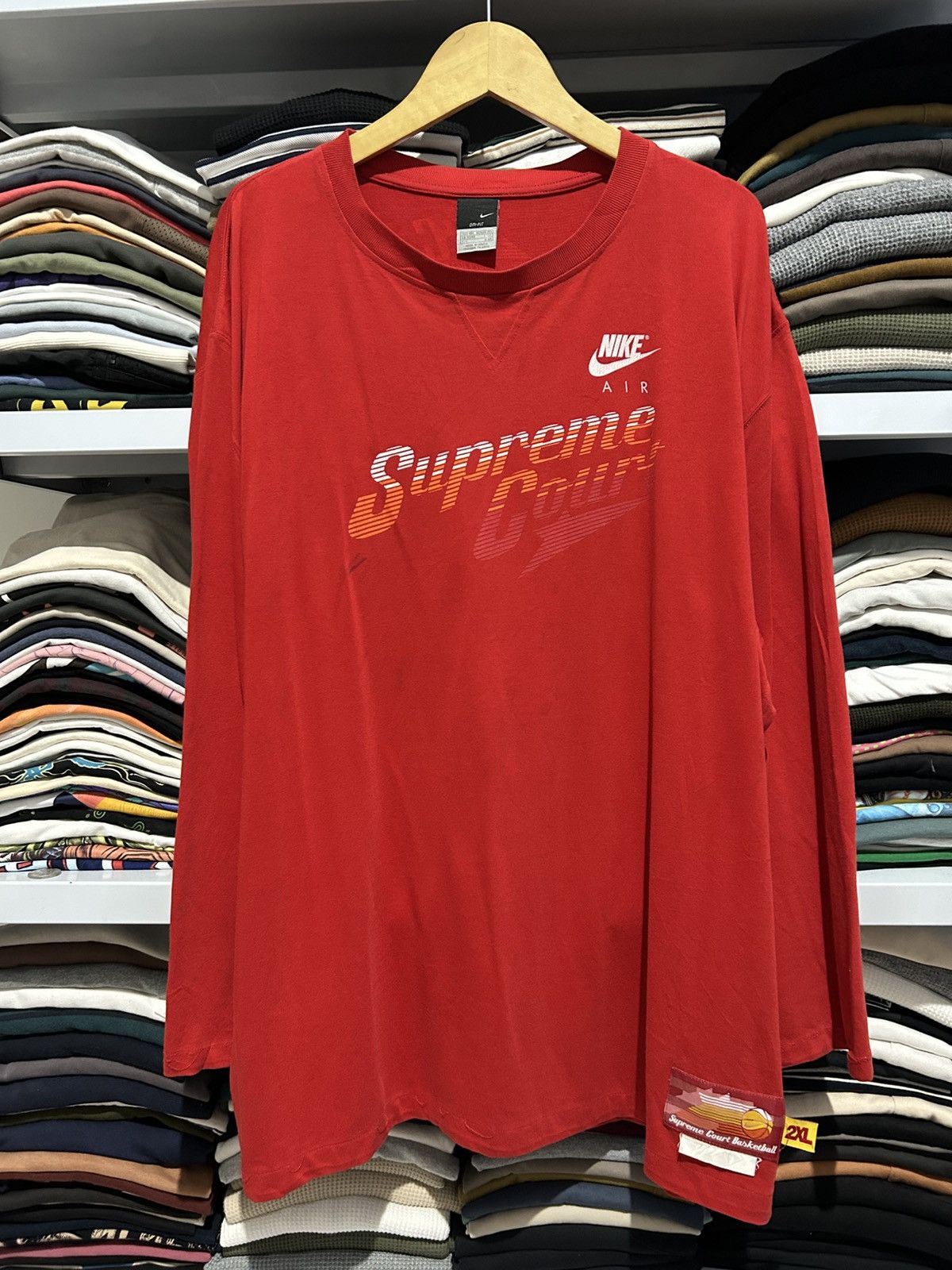 Nike Vintage Nike supreme court longsleeve Size US XXL / EU 58 / 5 - 1 Thumbnail