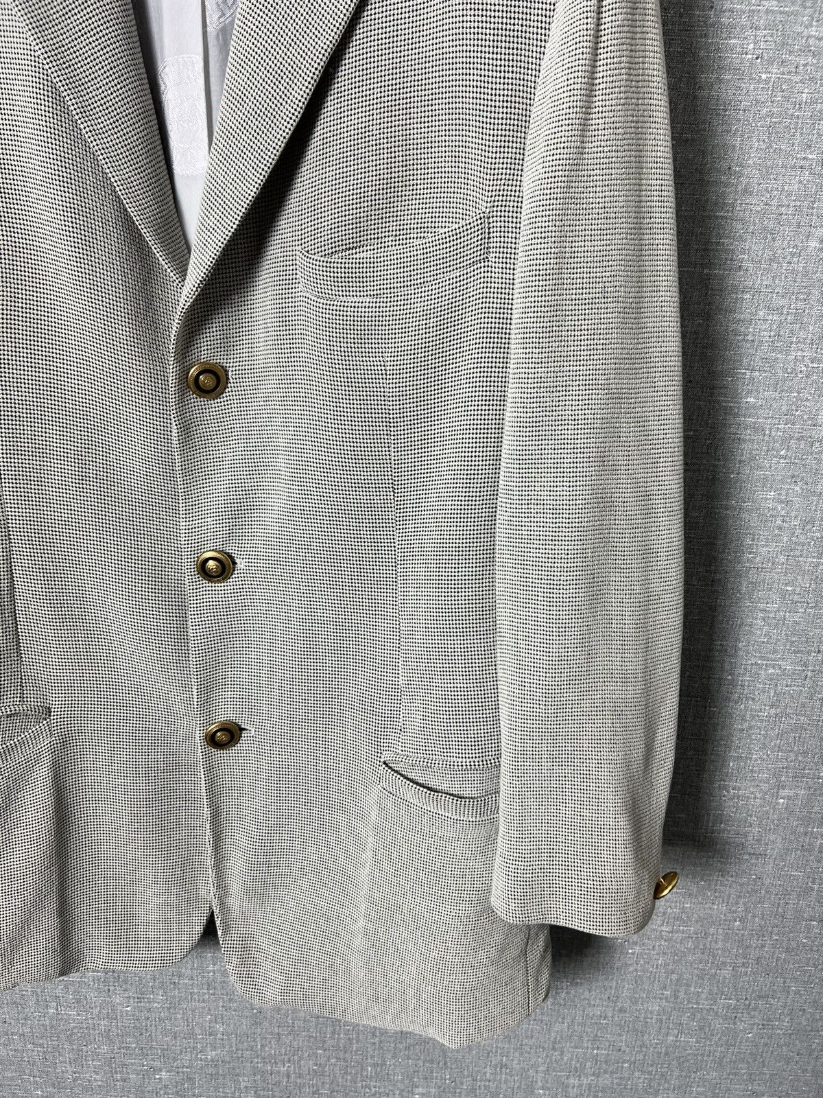 Versace Vintage Versace Classic V2 Rayon Blazer Jacket Size US M / EU 48-50 / 2 - 5 Thumbnail