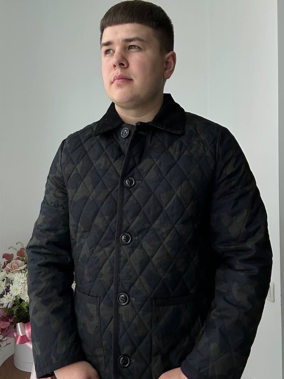 Japanese Brand × Vintage Vintage Japanese Quilted Tate Gentelman Camo Jacket Size US M / EU 48-50 / 2 - 6 Thumbnail