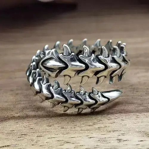 Other Vintage Punk Centipede Ring Artistry Hyperbole Unisex Gothic Size ONE SIZE - 2 Thumbnail