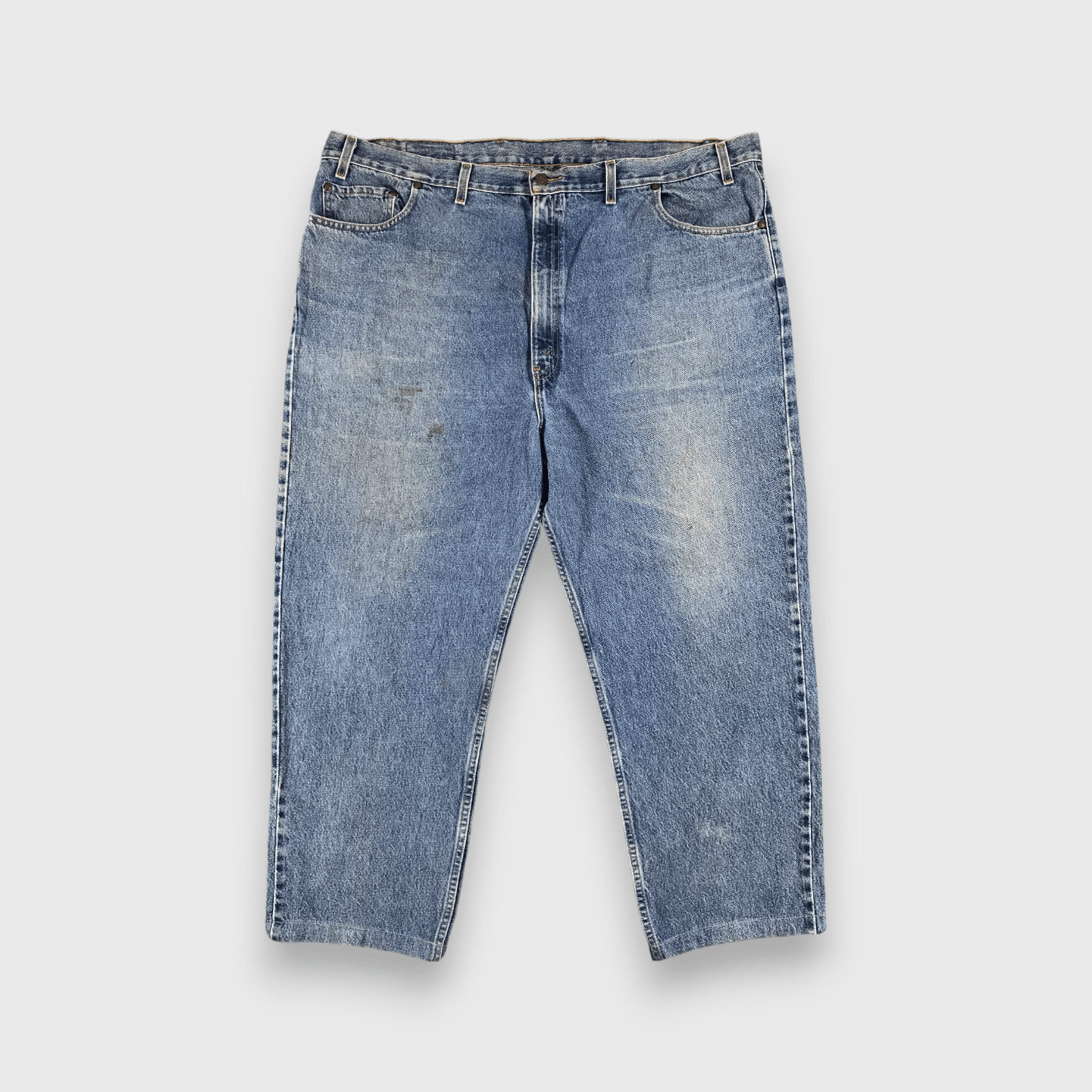 Levi's W47 Vintage Levis Jeans Lot 514 Dirty Washed Denim-J1016 Size US 44 / EU 60 - 1 Thumbnail