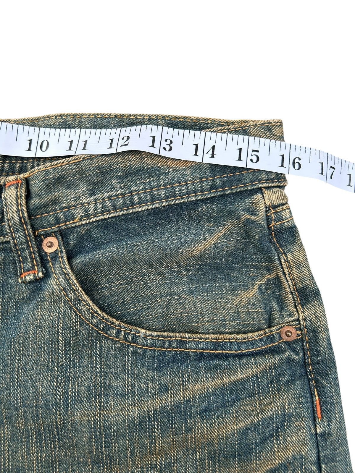 Kapital Rusty Vintage GLHEART LIMITED ADITION Denim Jeans Size US 32 / EU 48 - 13 Thumbnail