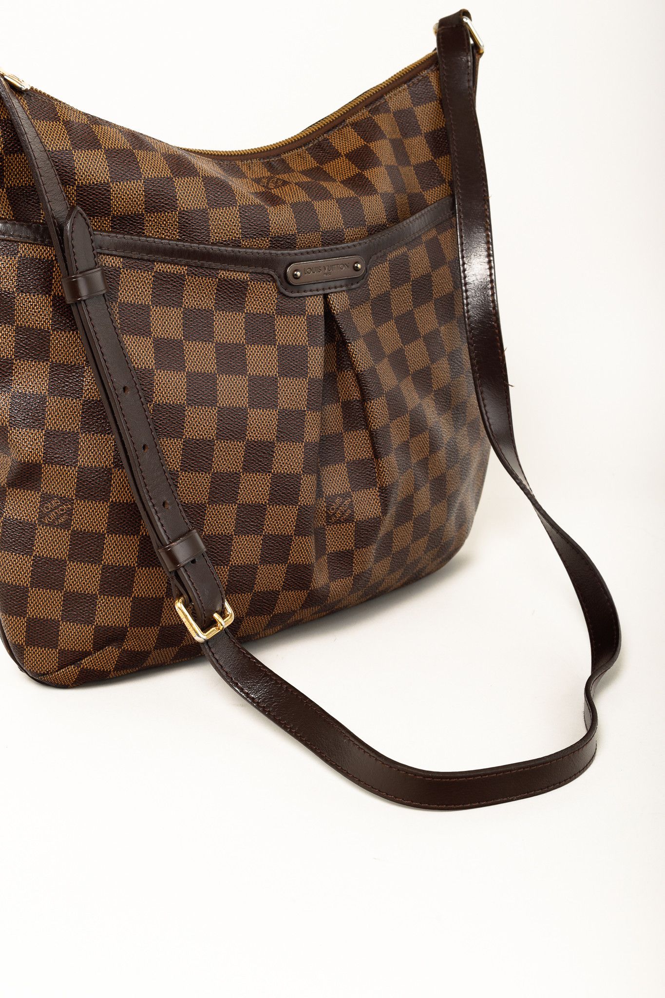 Louis Vuitton Louis Vuitton Bloomsbury GM Damier Ebene Canvas Shoulder Bag Size ONE SIZE - 6 Thumbnail
