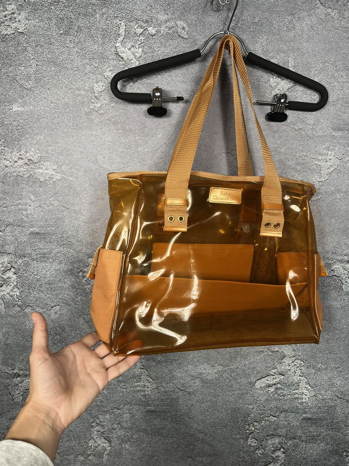 Christian Dior Monsieur Vintage Christian Dior Parfums Transparent Tote Bag Size ONE SIZE - 15 Thumbnail