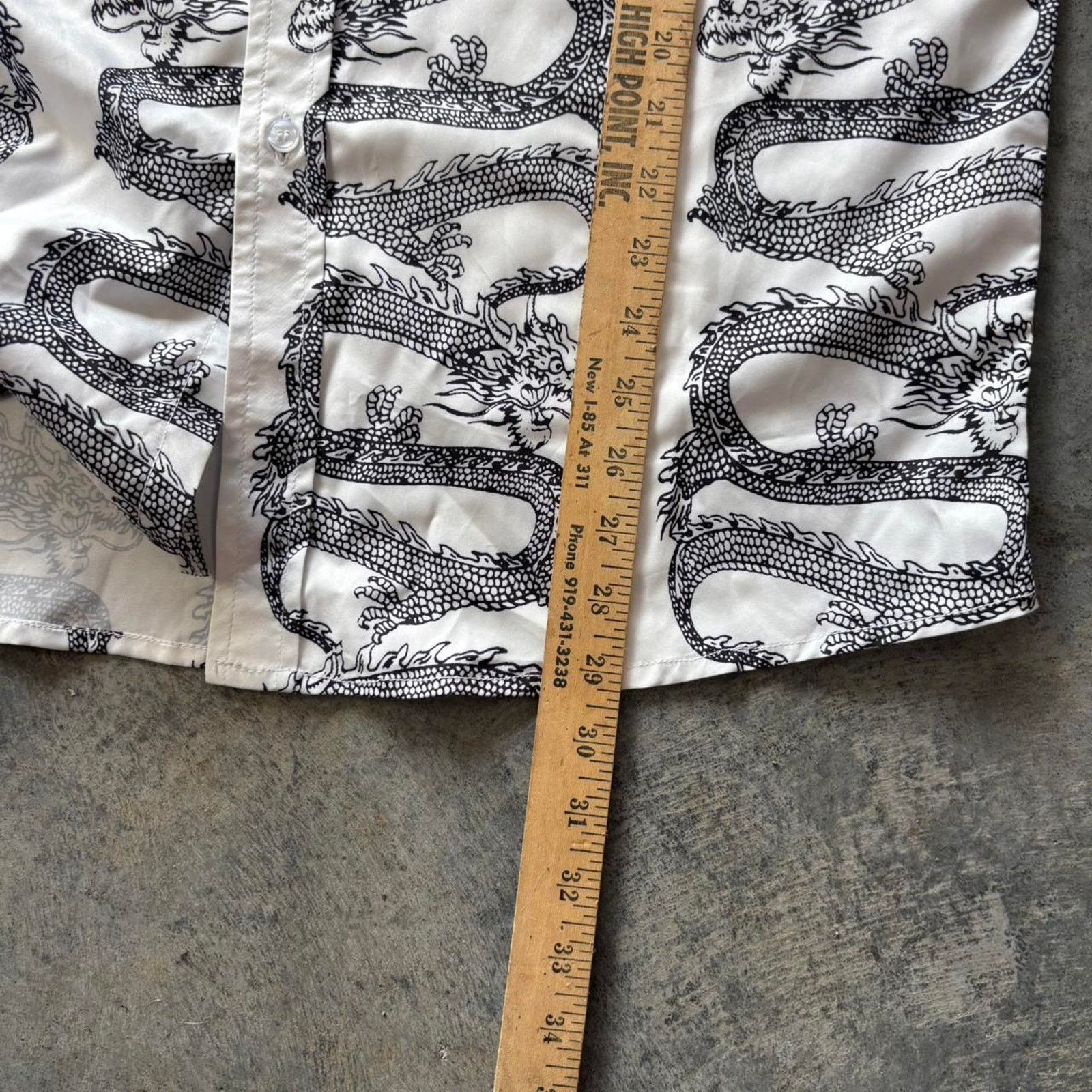 Vintage Y2K Dragon All Over Print button Up Size US M / EU 48-50 / 2 - 4 Thumbnail