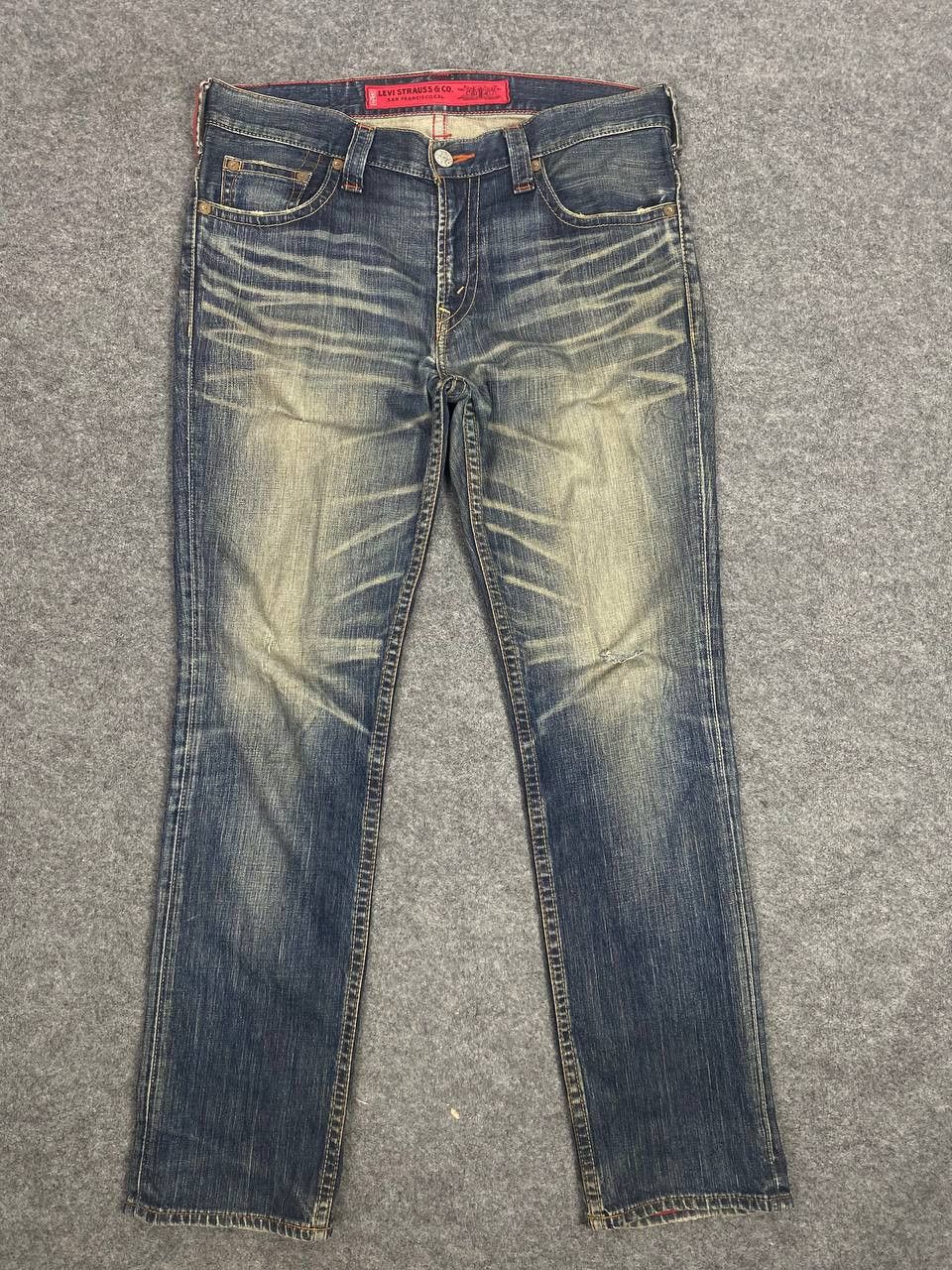 Levi's vintage levis 506 nice faded design denim Size US 38 / EU 54 - 6 Thumbnail