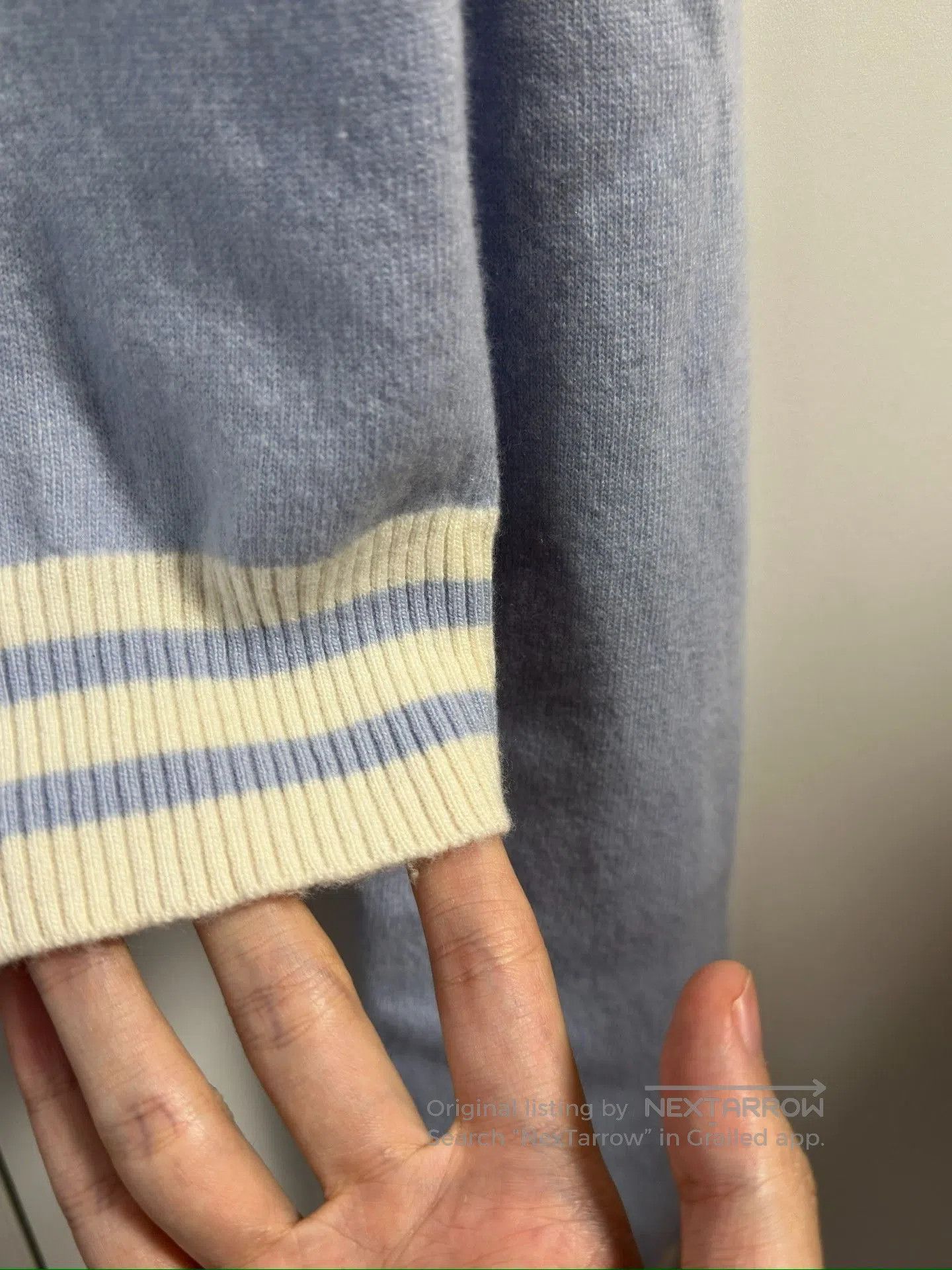 Balmain Balmain Women's Light Blue Logo Sweater. Size XS / US 0-2 / IT 36-38 - 5 Thumbnail
