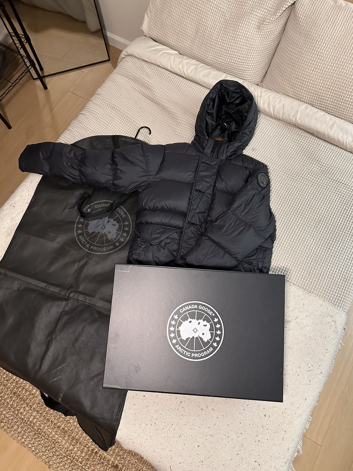 image of Need Gone Black Label Ventoux Canada Goose Parka, Men's (Size Medium)