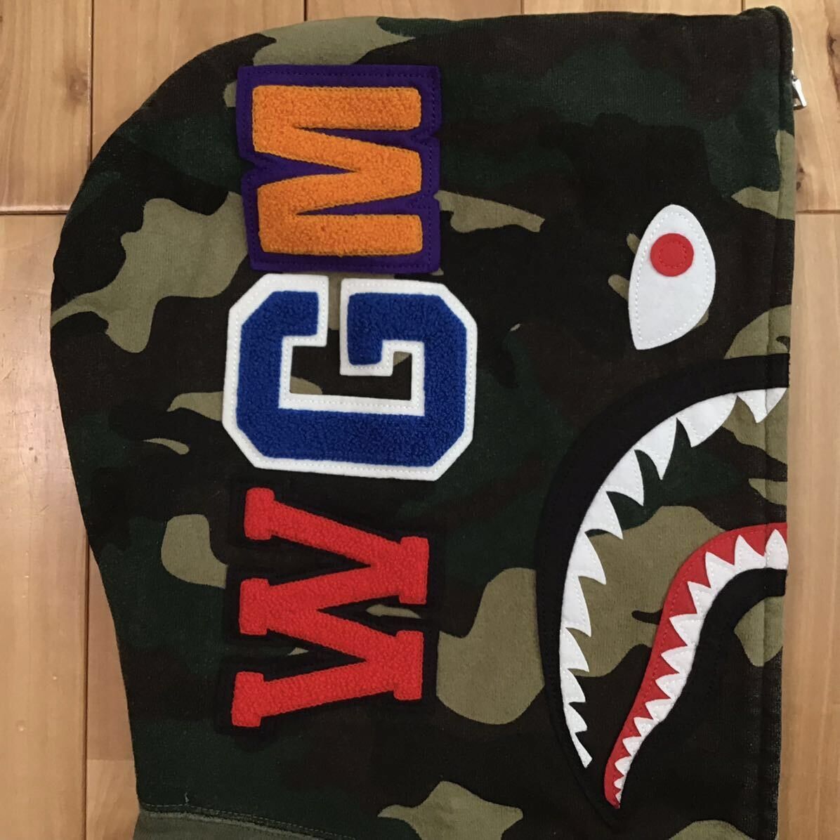 Bape × Nigo BAPE camo Shark full zip hoodie a bathing ape NIGO Size US M / EU 48-50 / 2 - 4 Thumbnail