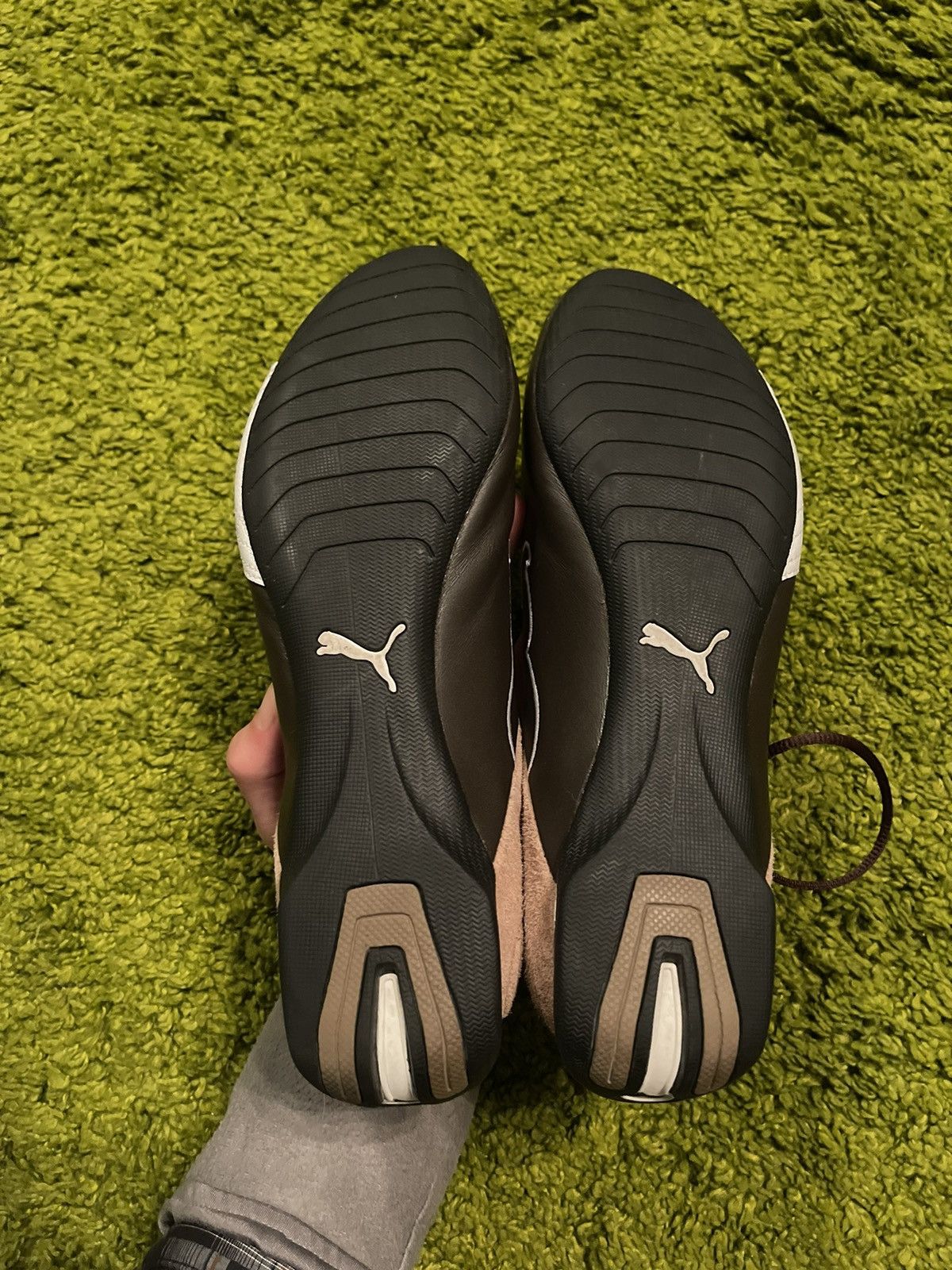 Designer × Puma × Vintage Puma 2000s vintage real leather Y2K assymetric sneakers Size US 9 / EU 42 - 8 Thumbnail