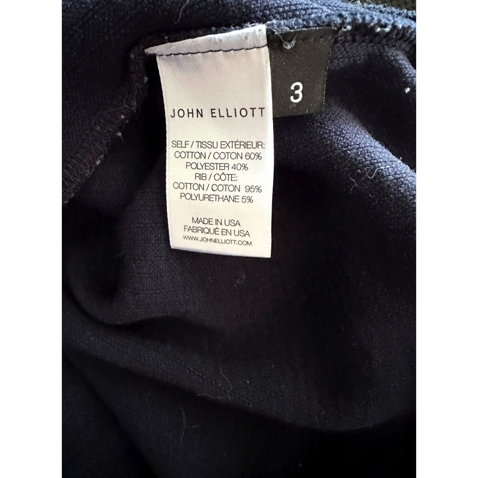 John Elliott John Elliott Hoodie Pullover Knit Kake Mock Hooded Long Sleeve Size L Blue Navy Ribbed 3 22.5" Chest 25.75" Length Mens Regular USA Designer Worn Size US L / EU 52-54 / 3 - 6 Thumbnail