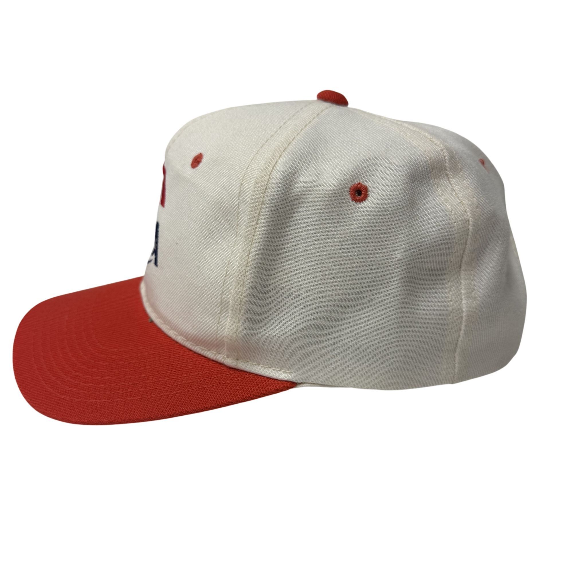 Other Vtg YoungAn Hat White Red Trucker USA Embroidered Cap Size ONE SIZE - 5 Thumbnail