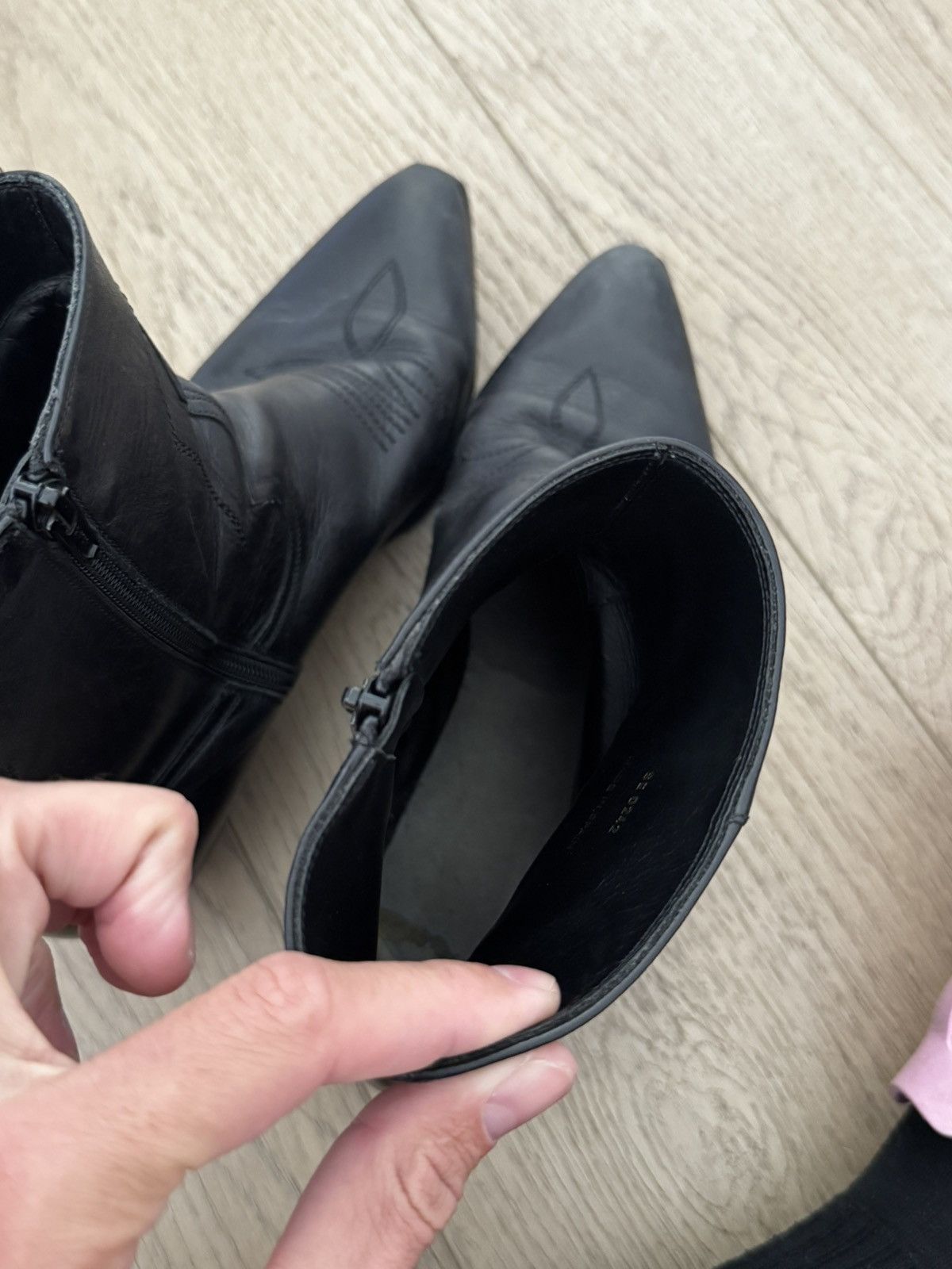 Celine Leather Western Hedi celine boots Size US 11 / EU 44 - 9 Thumbnail