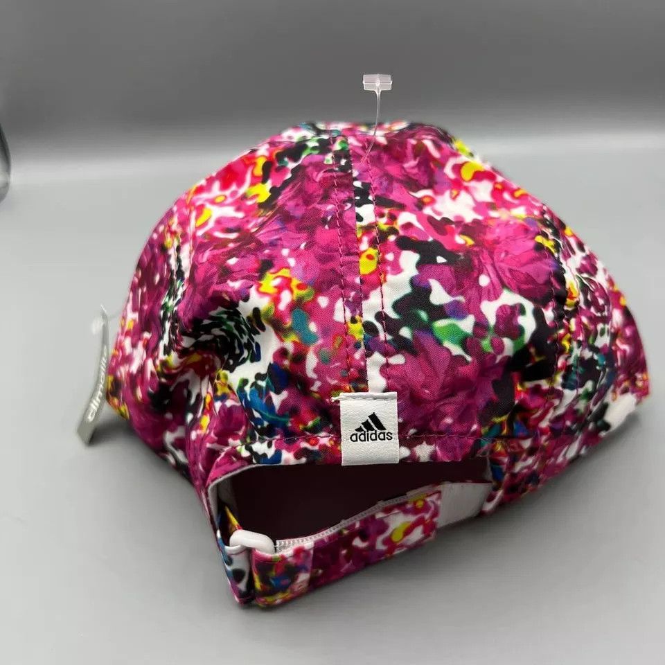 Adidas Milwaukee Bucks 5 Panel Hat Women Pink Adidas Strap Back Cap Size ONE SIZE - 5 Thumbnail