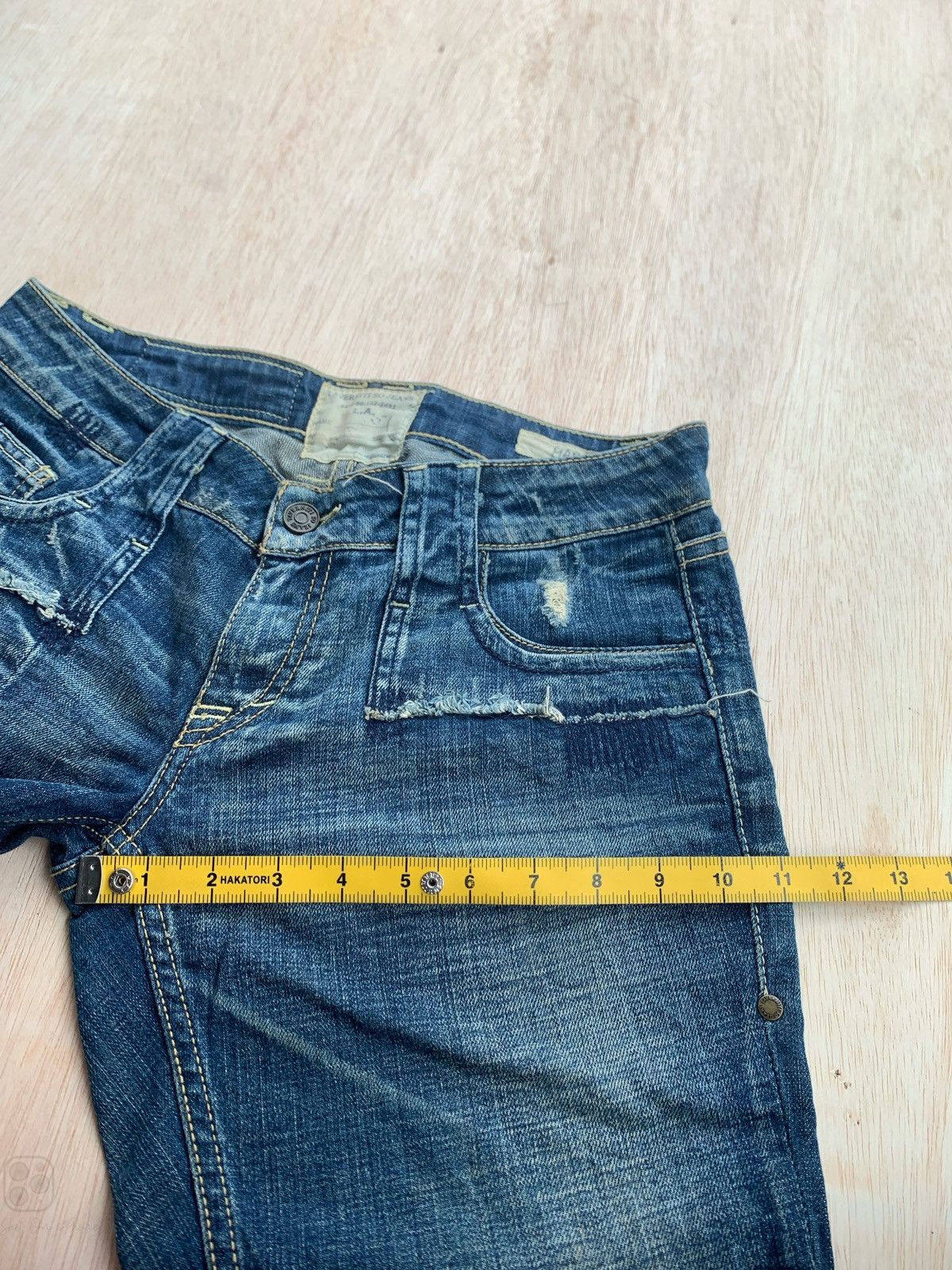 Hysteric Glamour × If Six Was Nine × Japanese Brand Distressed Denim By Jimmy Taverniti Jeans Size US 32 / EU 48 - 12 Thumbnail