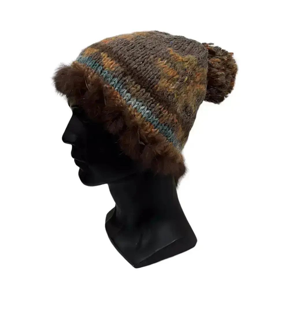 Vintage Japanese Brand Knit Beanie Hat Size ONE SIZE - 1 Thumbnail