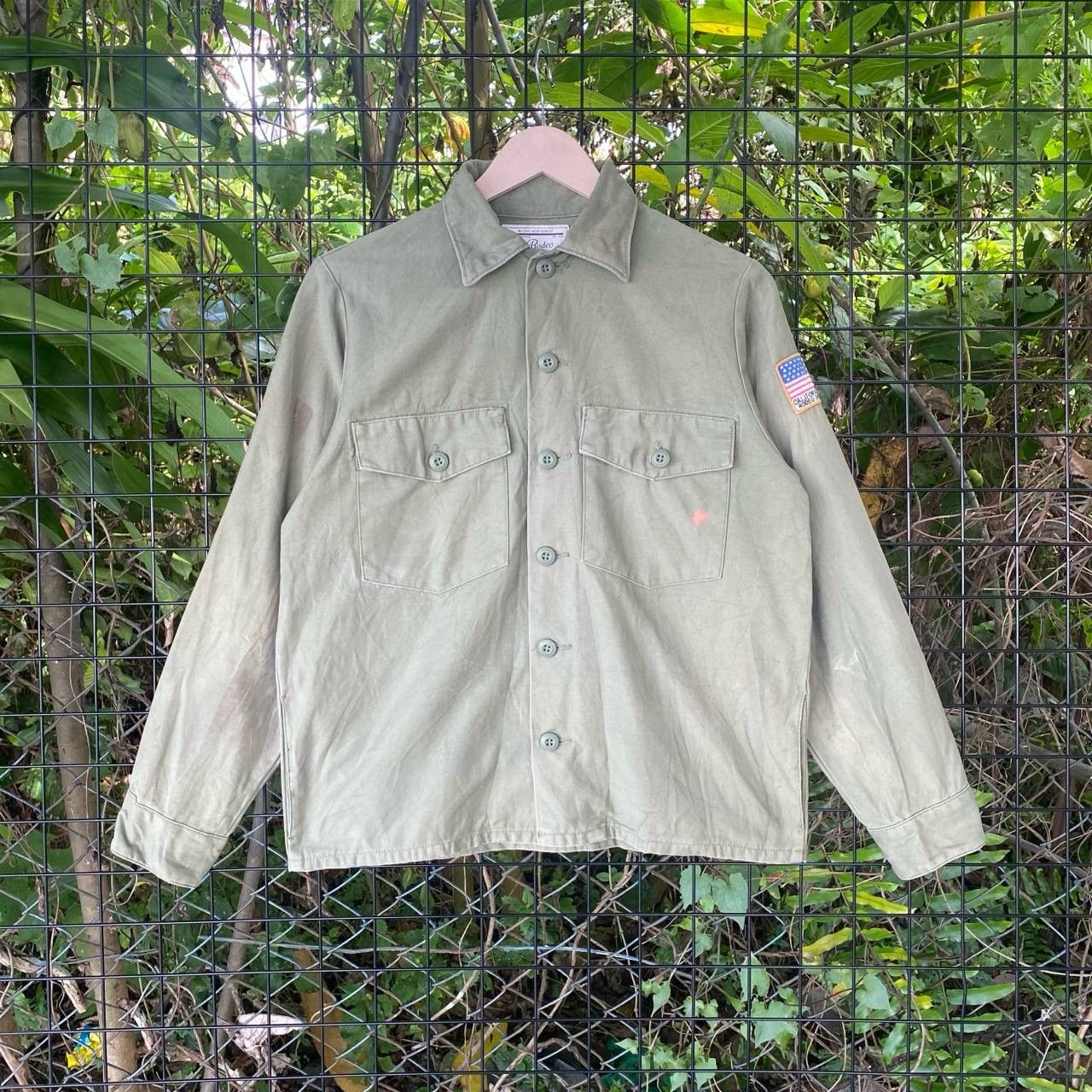 Vintage Vtg Rodeo Crown Wide Bowl Military Button Up Size S / US 4 / IT 40 - 2 Thumbnail
