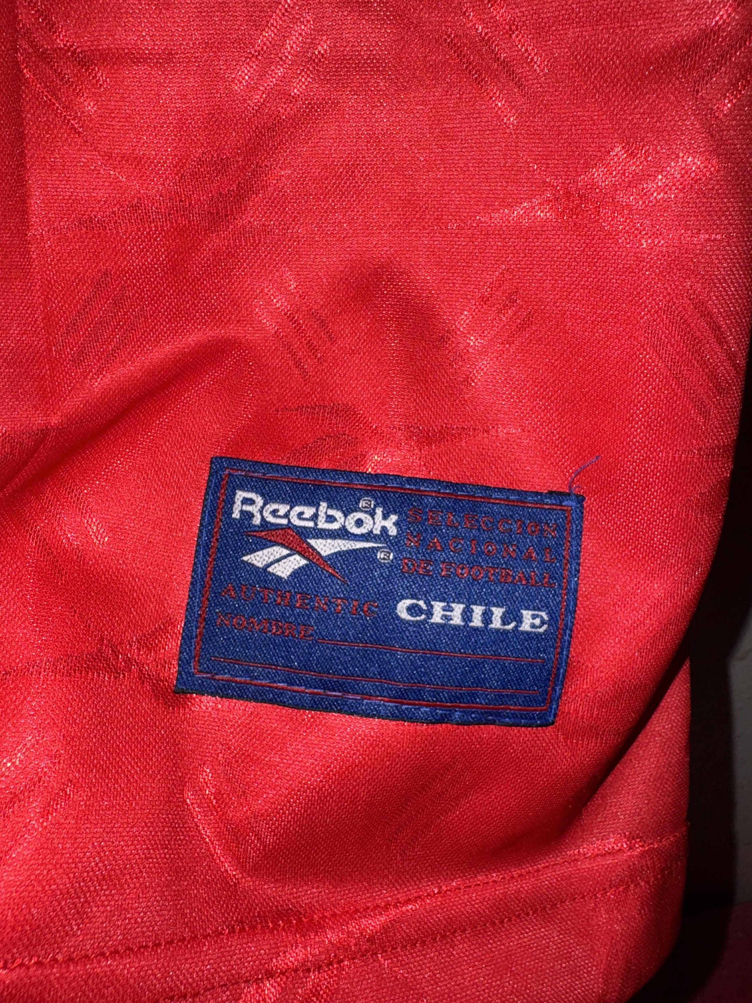 Reebok Chile 1998/00 Home Shirt Reebok - Zamorano #9 Size US XL / EU 56 / 4 - 12 Thumbnail