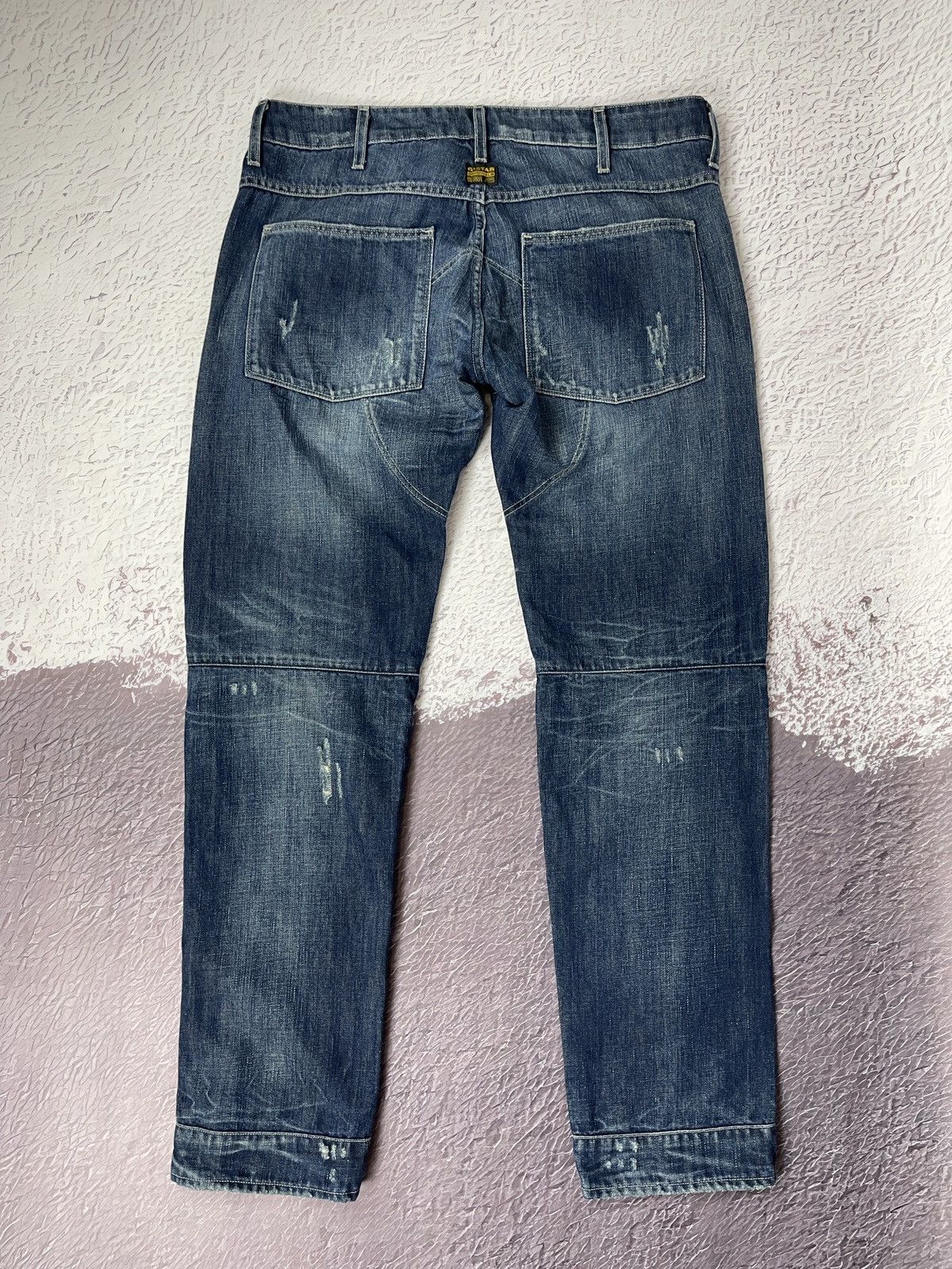 G-Star G-Star Raw 5620 3D Low Tapered double knee denim jeans pants Size US 33 - 10 Thumbnail