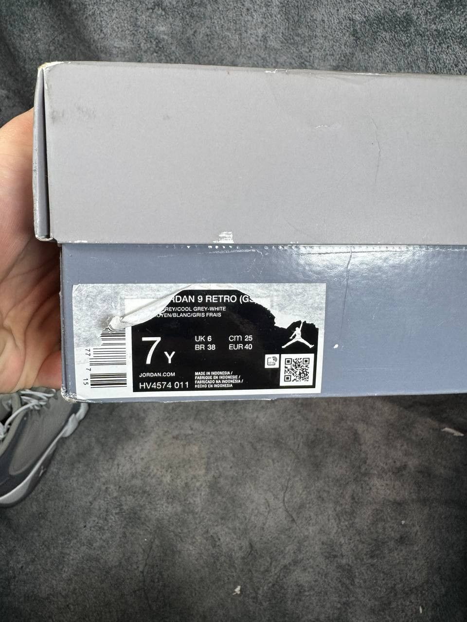 Jordan Brand Size 7Y | Jordan 9 Cool Grey With Box | Brand New Size US 7 / EU 40 - 8 Thumbnail
