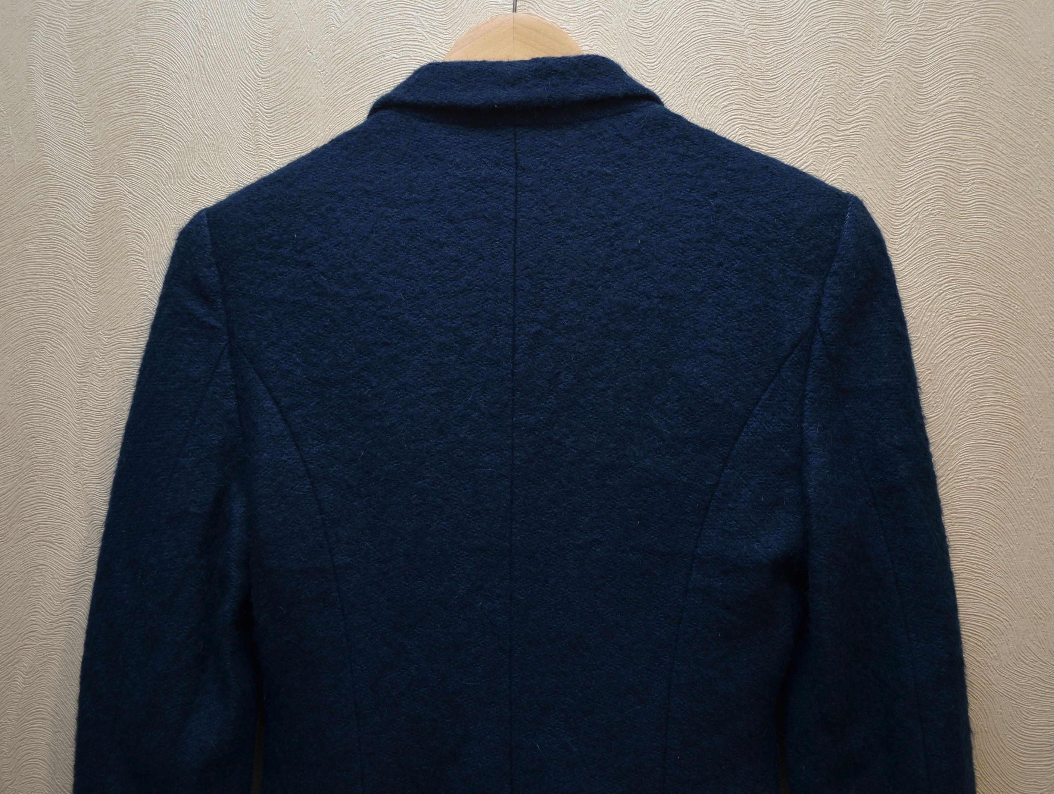 Kenzo Kenzo Jungle Navy Mohair Blend Blazer Jacket Size FR36 / XS Size XS / US 0-2 / IT 36-38 - 6 Thumbnail