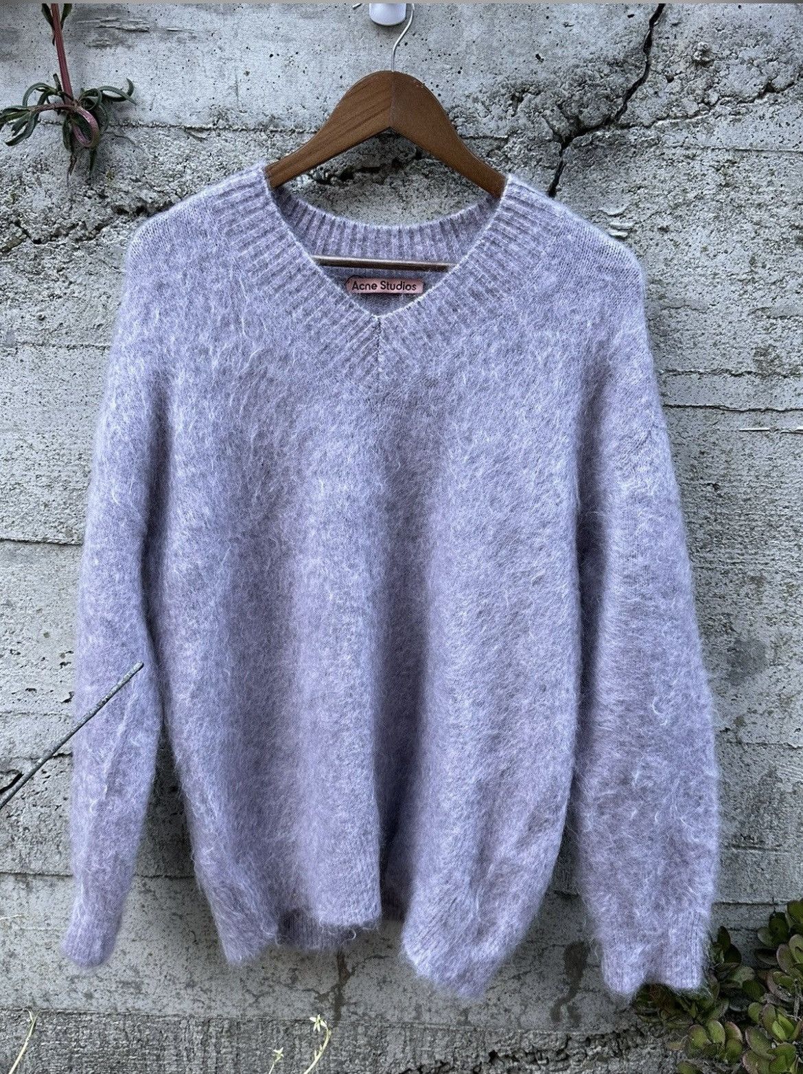 Acne Studios RAREAcne Studios Mohair Sweater (Perrywinkle) Size US M / EU 48-50 / 2 - 2 Thumbnail