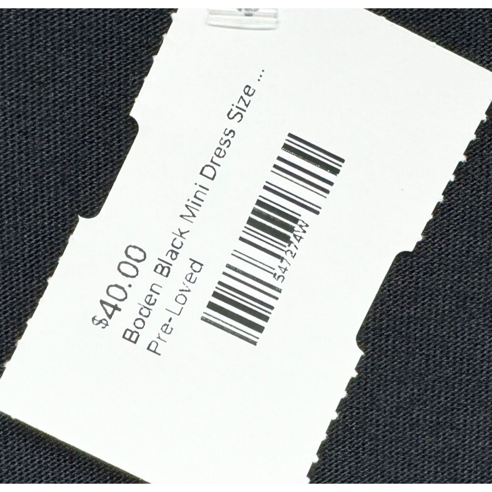 Boden Boden Dress Sz 8R Crossover Mini Cotton V Neck Pleated Black Size M / US 6-8 / IT 42-44 - 3 Thumbnail