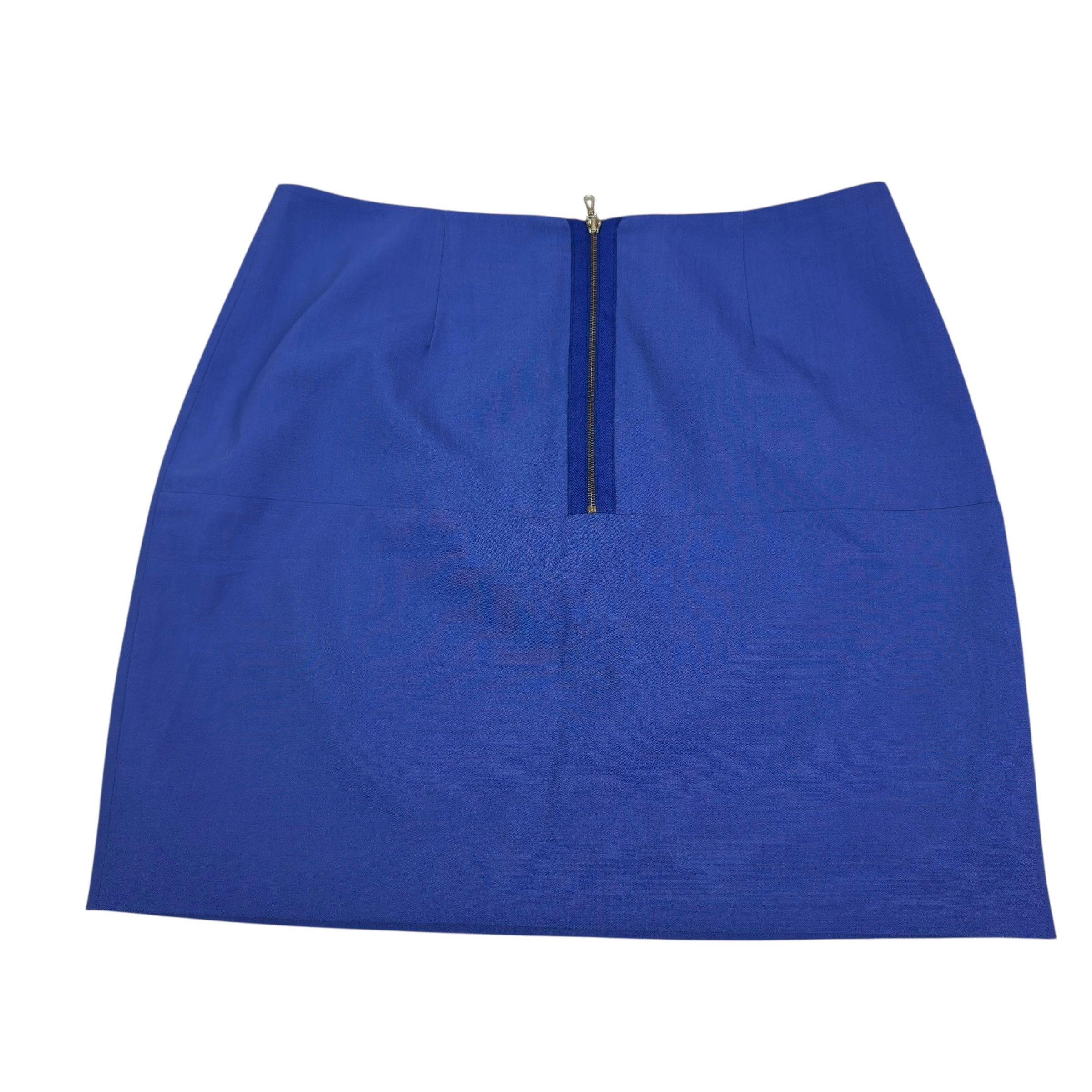 Acne Studios Acne Women's Royal Blue Stretch Back Zip Mini Short Skirt 38 Size 38" / US 16 / IT 52 - 3 Thumbnail
