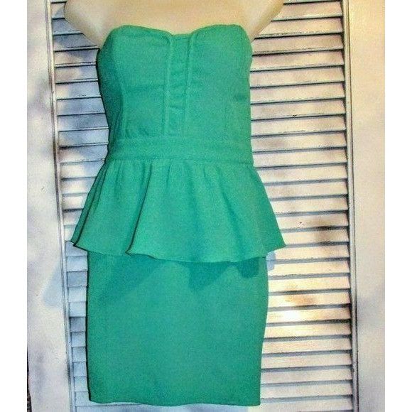Urban Outfitters Urban Outfitters Sz 2 Green Bustier Dress Size XS / US 0-2 / IT 36-38 - 5 Thumbnail