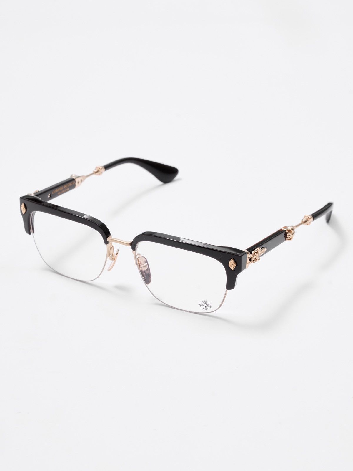 Chrome Hearts CHROME HEARTS EVAGILIST Classic Brown/Matte Gold Plated Size ONE SIZE - 1 Thumbnail