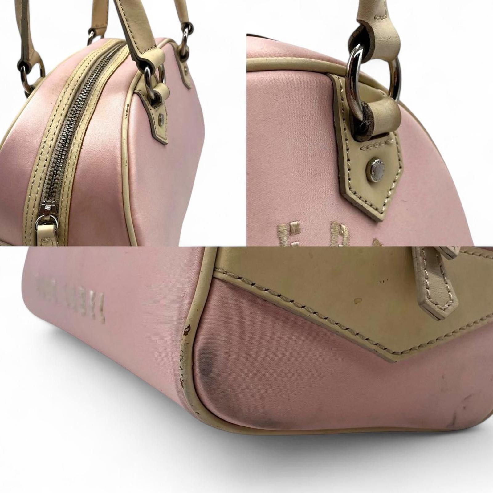 Burberry Burberry - Blue Label Pink and Beige Leather Handbag Size ONE SIZE - 8 Thumbnail