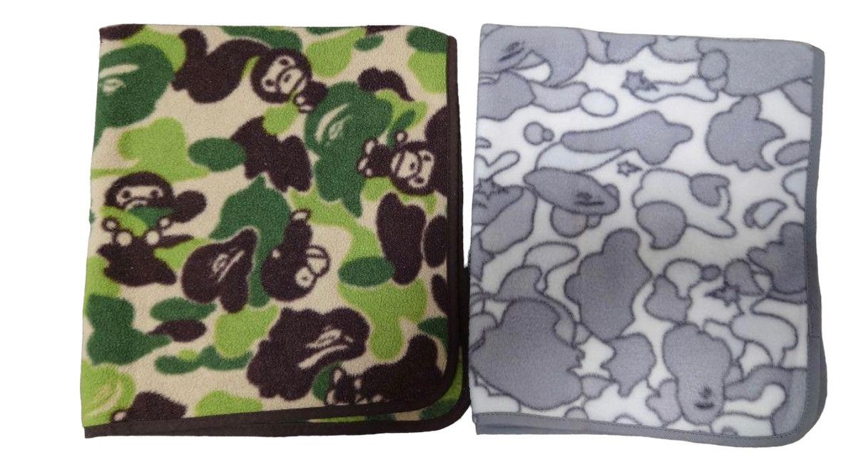 Bape VINTAGE NIGO ERA BAPE PSYCHE CAMO MILO FLEECE TOWEL SET Size ONE SIZE - 1 Thumbnail