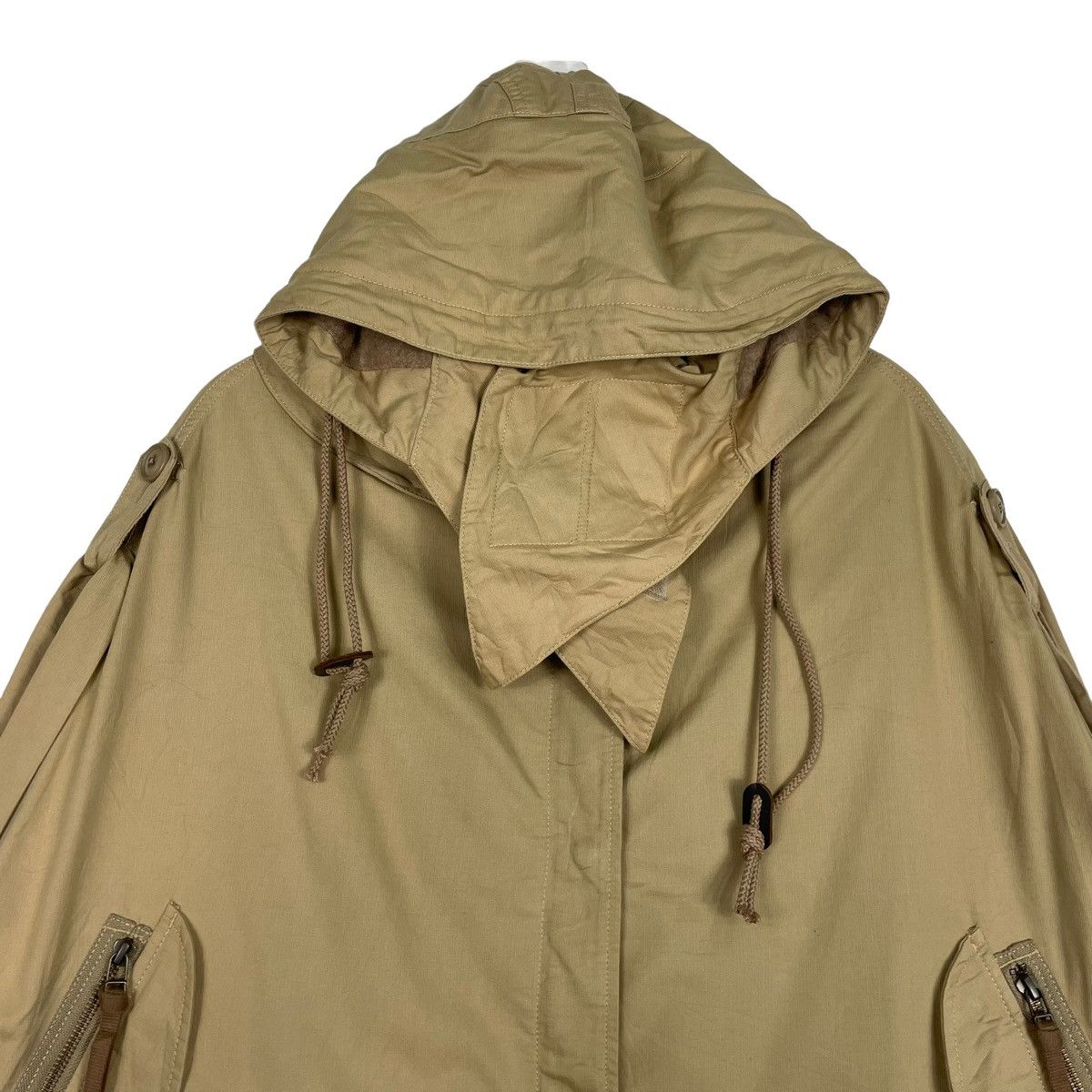 Avirex 💥AVIREX PONCHO WORM JACKET WITH HOODIE Size US M / EU 48-50 / 2 - 2 Thumbnail