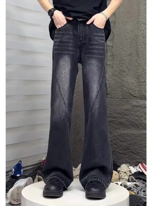 Jean Kitahara x Arai Black High Street Vintage Loose Jeans Size US 34 / EU 50 - 7 Thumbnail