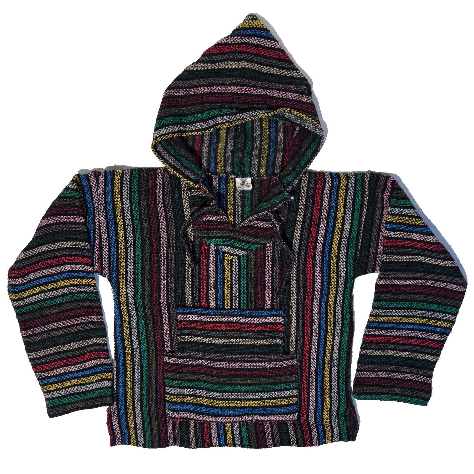Other Baja Mexican Poncho Hoodie Pullover Drug Rug Small Serape Su Size US S / EU 44-46 / 1 - 1 Thumbnail