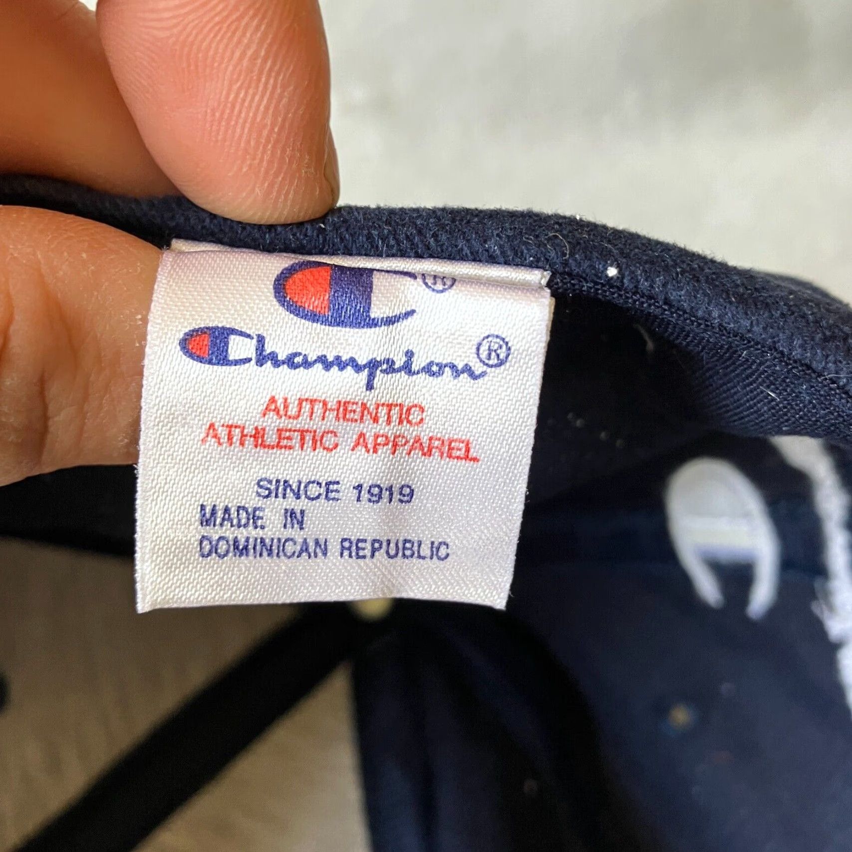 Champion Vintage Champion Snapback Hat Men's Blue 90s Outdoor Sports Casual Adjustable Twill Cap Size ONE SIZE - 7 Thumbnail