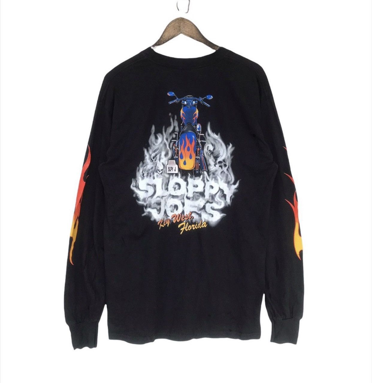 Harley Davidson Vintage Flame Sloppy Joes Racing Shirt Size US L / EU 52-54 / 3 - 1 Thumbnail