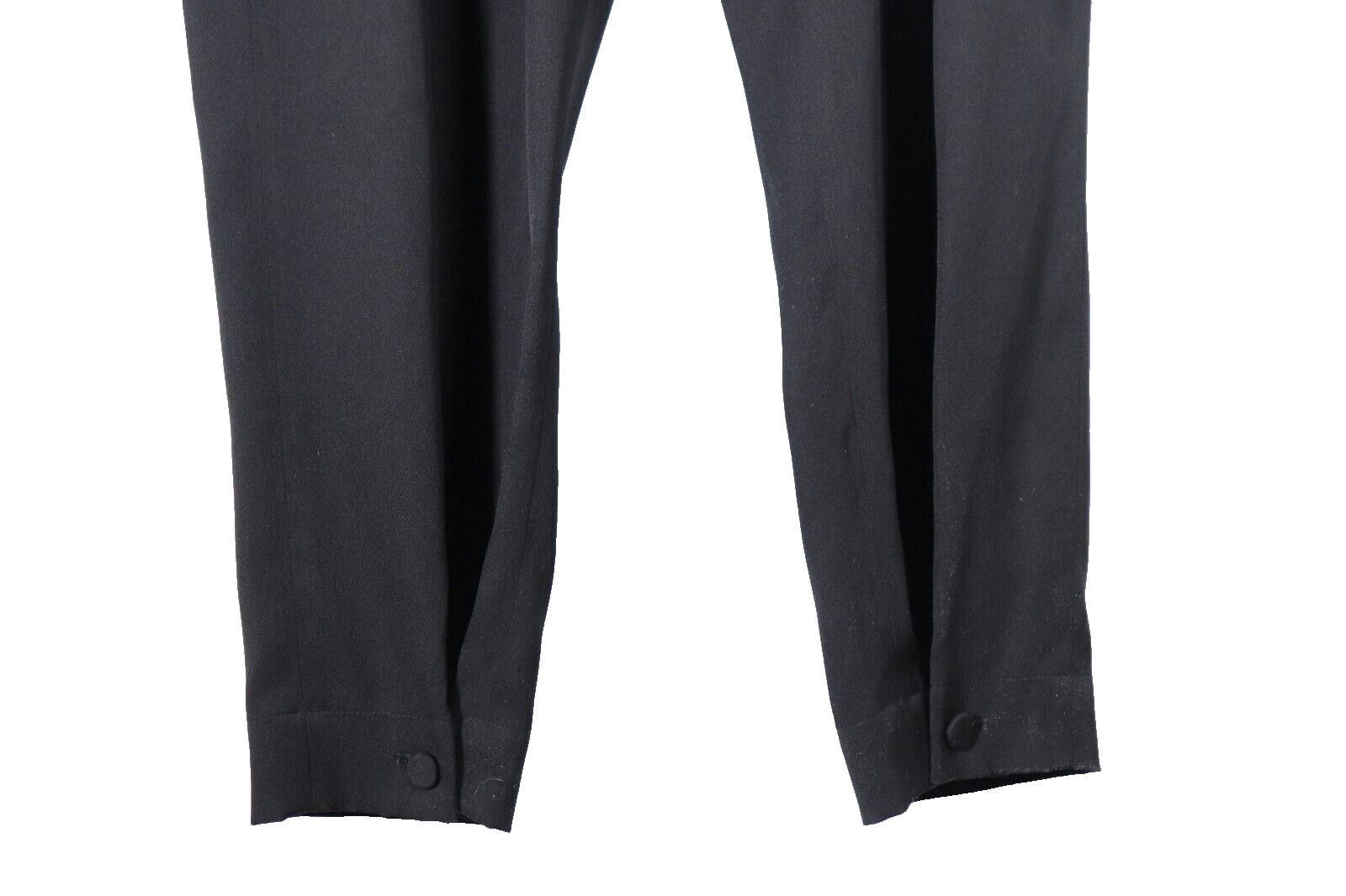 Stella McCartney Stella McCartney US8 Black Pleated Pants Silk Trouser Size 30" / US 8 / IT 44 - 7 Thumbnail