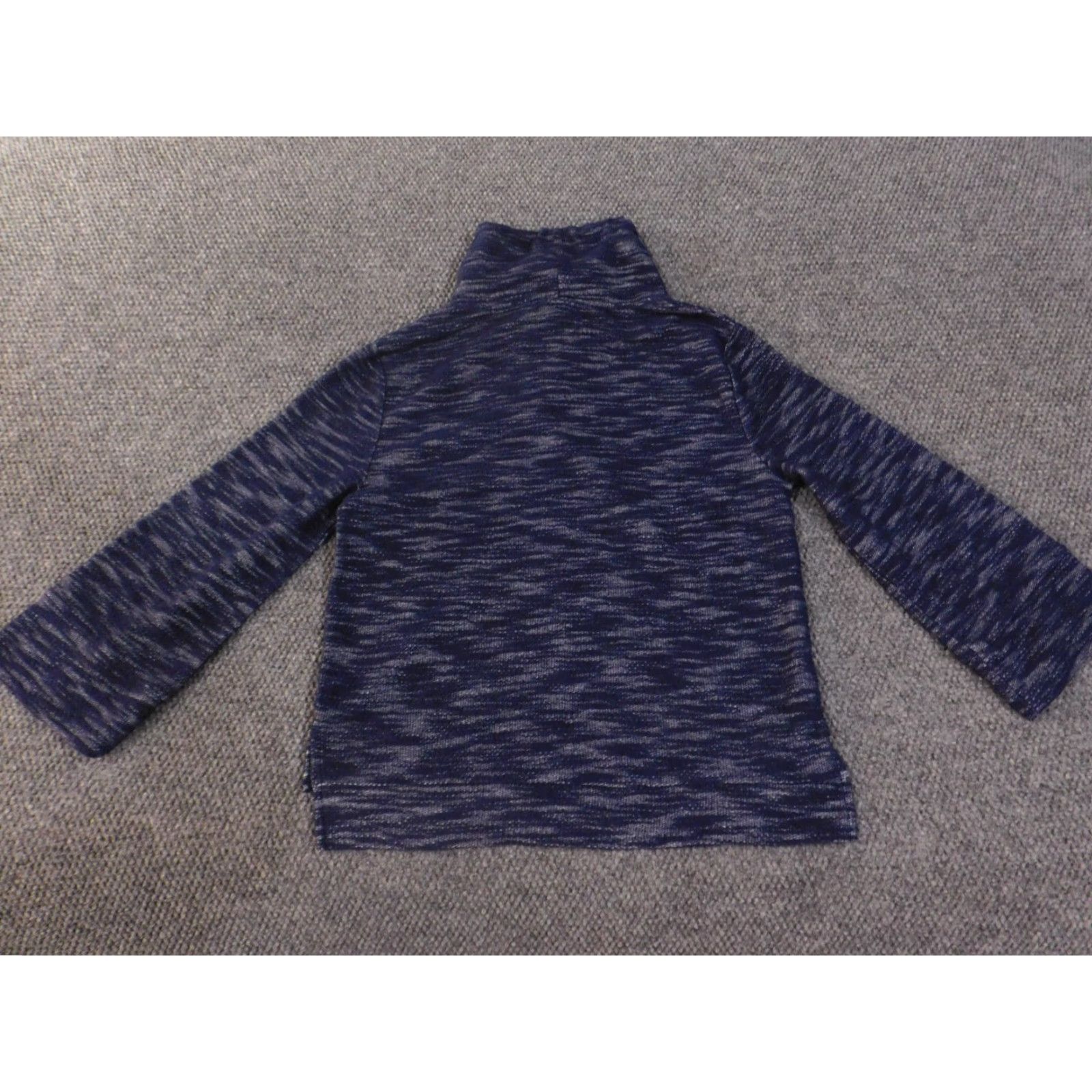 Jones New York Jones New York Sweater Pullover Womens Large Blue Geometric Knit Mock Neck Raglan Sleeve Stretch Regular Vintage: No (Geometric) Size L / US 10 / IT 46 - 7 Thumbnail
