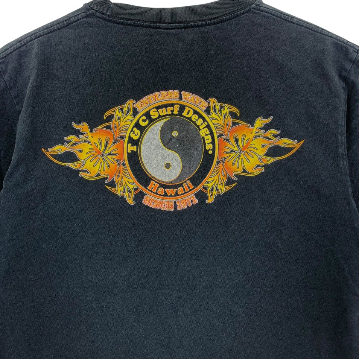 Vintage Vintage 90’ T&C SURF DESIGNS Hawaii Hibiscus Tee Shirt Top Size US M / EU 48-50 / 2 - 7 Thumbnail