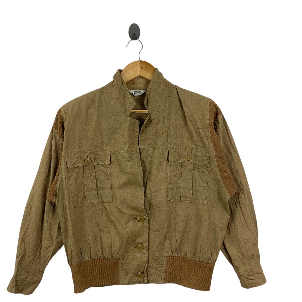 Vintage Vintage 70s STADIO ARIMOTO JAPAN Sympatique Bomber Jacket Size M / US 6-8 / IT 42-44 - 5 Thumbnail
