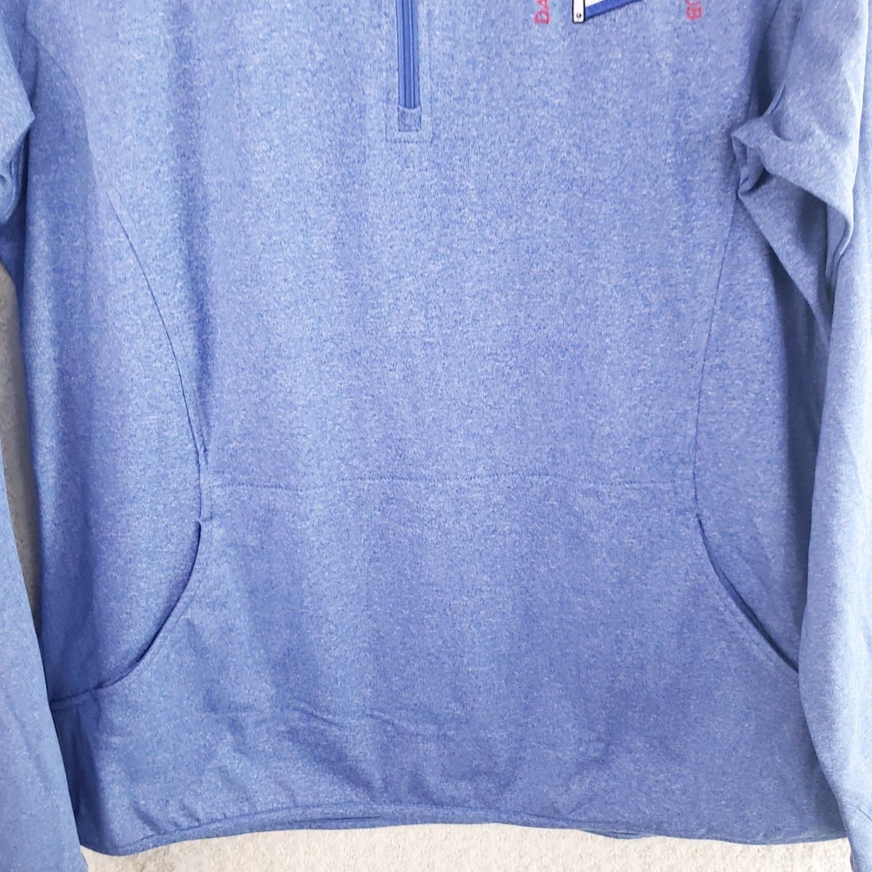 Vintage Sport-Tek Women's XL Jacket Dataw Yacht Club 1/4 Zip Heathered Blue Thumbhole Activewear Shirt Womens Regular Fit Level: Adult Size L / US 10 / IT 46 - 2 Thumbnail