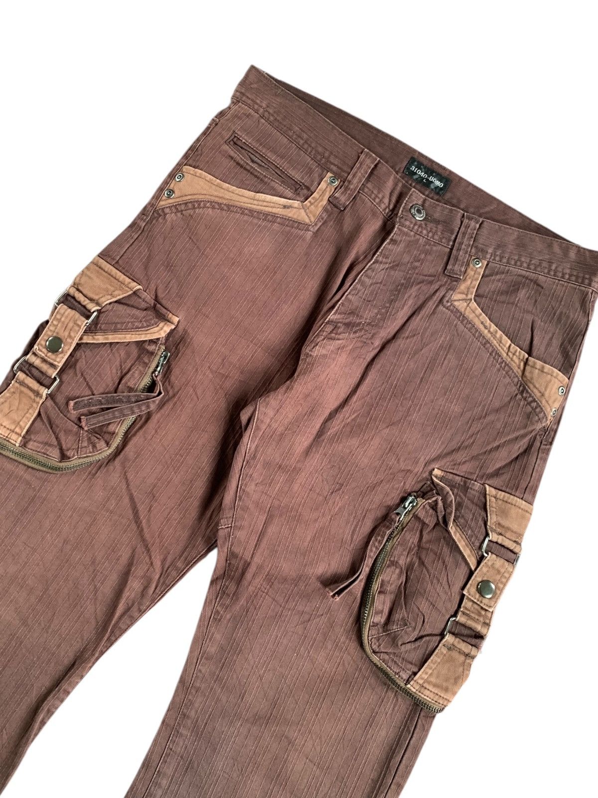 KMRii 2000s 31040=Uomo y2k 3D pocket pants Size US 32 / EU 48 - 2 Thumbnail