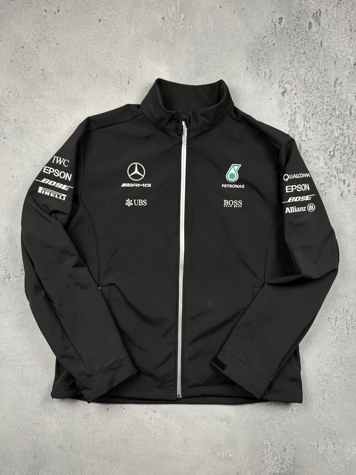 Formula 1 Mercedes AMG Petronas Formula One Team Softshell Jacket y2k Size US XXL / EU 58 / 5 - 5 Thumbnail